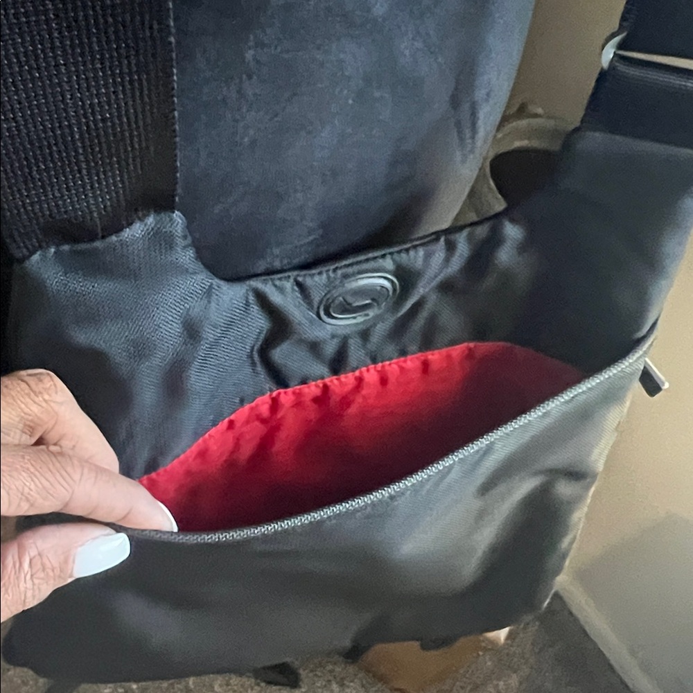 Tumi Black Sling Backpack with Front Pocket - Picture 9 of 11